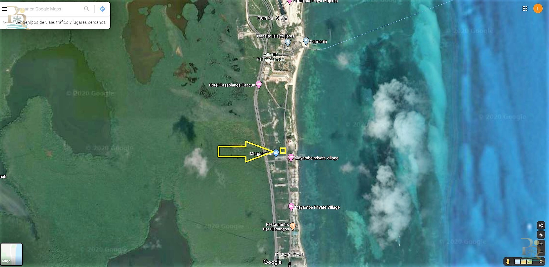 Property gallery ACROSS FROM THE OCEAN LAND: 800 m2 FOR RESIDENTIAL OR TOURISTIC DEVELOPMENT IN THE MEXICAN CARIBBEAN